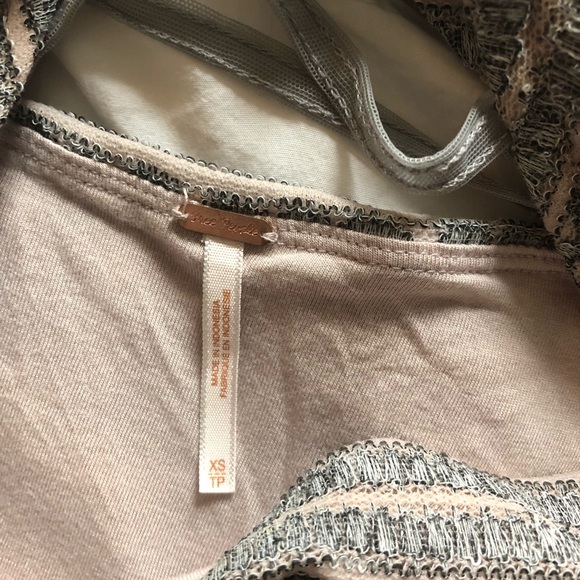 Free People Pink & Grey Bodycon Dress - Picture 4 of 4